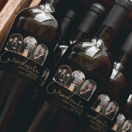 Rótulo De Garrafa De Cerveja Formando moderno | 3 Colagem de Fotografias Archad