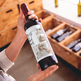 Rótulo De Garrafa De Cerveja Foto de Colagem de Beleza Melhor Pai Alguma Vez Of