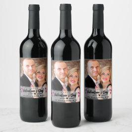 Rótulo De Garrafa De Cerveja Foto do Dia de os namorados de Corações Críticos V