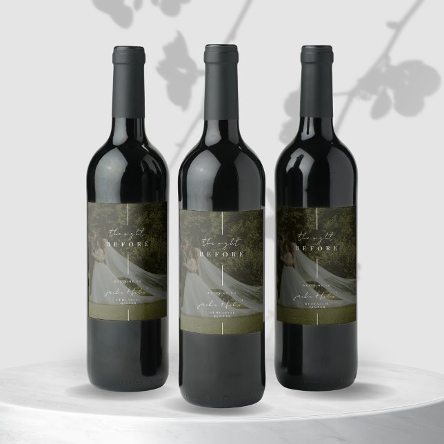 Rótulo De Garrafa De Cerveja Foto personalizada Janto de ensaio moderno bem-vin (Criador carregado)