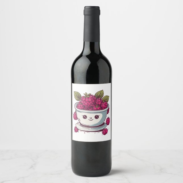 RÓTULO DE GARRAFA DE CERVEJA FRAMBOESA FOFINHA (Frente)