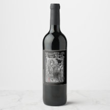 Garrafa de vinho Memento Mori