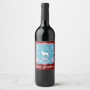Rótulo De Garrafa De Cerveja gato engraçado