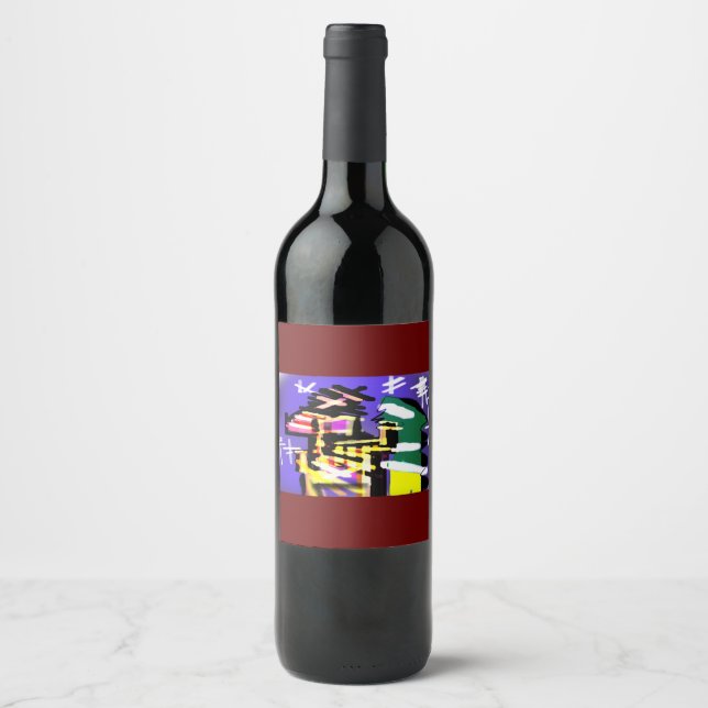 Rótulo De Garrafa De Cerveja Gelo de inverno (Frente)