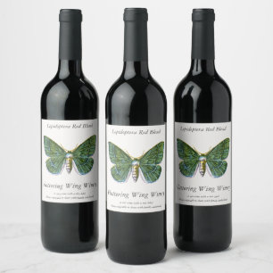 Rótulo De Garrafa De Cerveja Geometra papilionaria - A Grande Mama Esmeralda