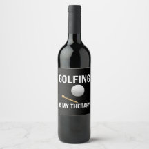 Golf Funny Cotes golfe é minha terapia