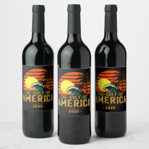 Rótulo De Garrafa De Cerveja Golfo dos EUA América Oriental 2025 - Retro Vintag