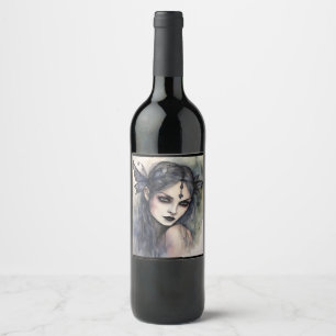 Rótulo De Garrafa De Cerveja Gótica Fae