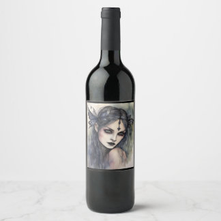 Rótulo De Garrafa De Cerveja Gótica Fae