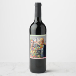 RÓTULO DE GARRAFA DE CERVEJA GÔTICO AMERICANO REVISITADO