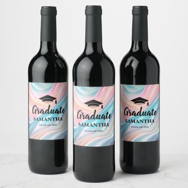 Rótulo De Garrafa De Cerveja Graduação Moderna  (Garrafas)