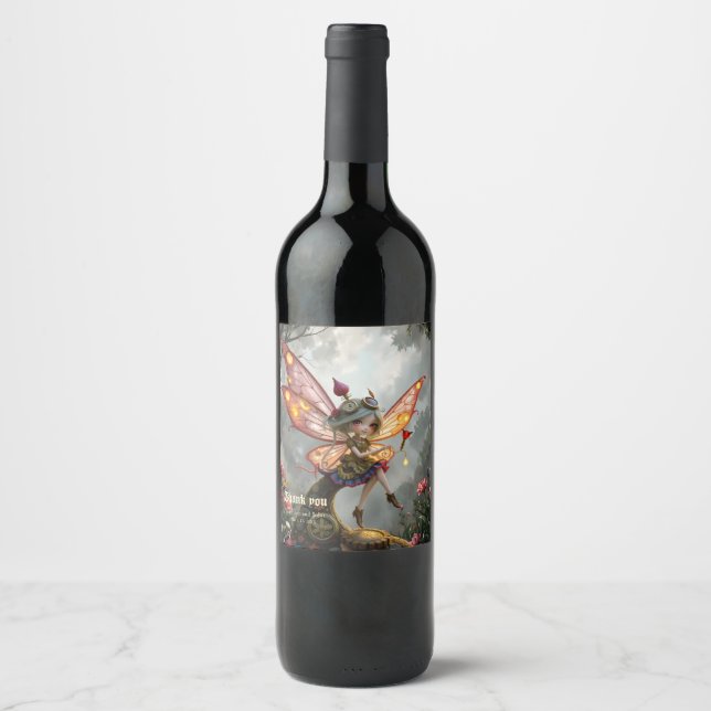 Rótulo De Garrafa De Cerveja Guardiã Enluarada da Luz Mecânica (Frente)
