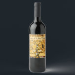 Rótulo De Garrafa De Cerveja Gustav Klimt Tree of Life: Art Nouveau Symbolista<br><div class="desc">Elevem seu espaço com esta obra-prima icônica, a "Árvore da Vida" de Gustav Klimt (do Stoclet Frieze). Este famoso trabalho de arte Art Nouveau cativa com seus galhos ouros giratórios, padrões intrincados e motivos simbólicos que representam a jornada, a conexão e o crescimento da vida. O uso de ouro rico,...</div>