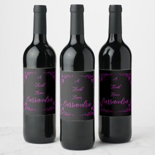Rótulo De Garrafa De Cerveja Halloween Veneno Roxo Personalizado