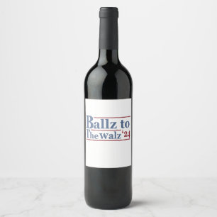 Rótulo De Garrafa De Cerveja Harris Walz 2024 Eleição Kamala Tim Waltz América