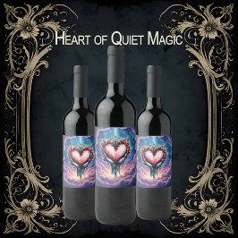 Rótulo De Garrafa De Cerveja Heart of Quiet Magic