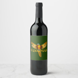 Rótulo De Garrafa De Cerveja Homem-Amarela