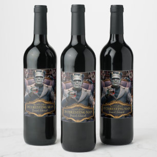 Rótulo De Garrafa De Cerveja "Homem Mais Interessante do Mundo" Personalizado