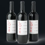 Rótulo De Garrafa De Cerveja Humor do nerd | Math and Science Geek Love Graph<br><div class="desc">Nerd também precisam de amor! Um design de humor de equação matemática legal e geek (na maioria das vezes exato) perfeito para qualquer geek de ciência. A tipografia moderna com uma escrita de pincel escrita à mão, que inclui um script casual escrito à mão, é uma forma excelente de diversão...</div>