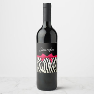 Rótulo De Garrafa De Cerveja Impressão da zebra