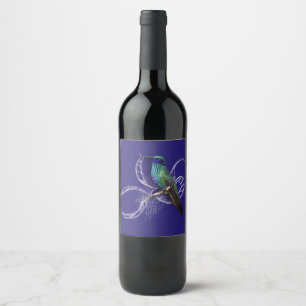 Rótulo De Garrafa De Cerveja Incrível Hummingbird - personalize adicionando no