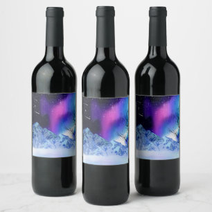 Rótulo De Garrafa De Cerveja Inverno Wonderlight