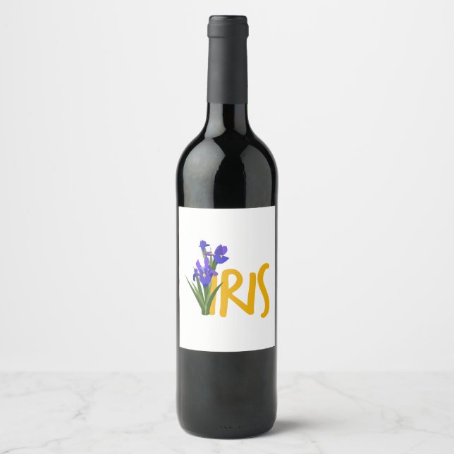 Rótulo De Garrafa De Cerveja Iris (Frente)