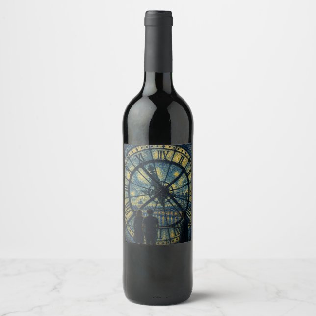 Rótulo De Garrafa De Cerveja Janela Eterna do Tempo (Frente)
