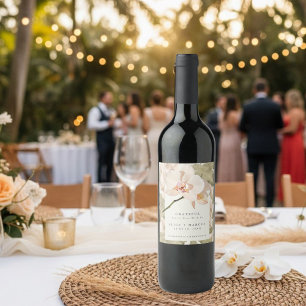 Rótulo De Garrafa De Cerveja Jardim Botânico Casamento Obrigado