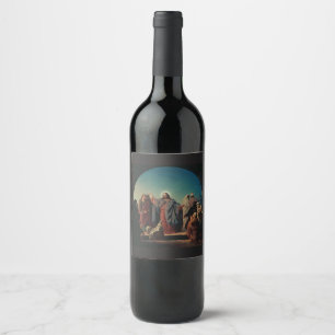 Rótulo De Garrafa De Cerveja Jesus Ressuscita Lázaro por Robert Wilhelm Ekman 