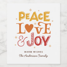 Joy do Amor pela Paz. Cartas de Natal de Natal
