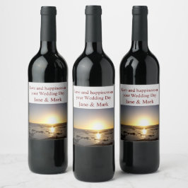 Rótulo De Garrafa De Cerveja Kalbarri Sunset
