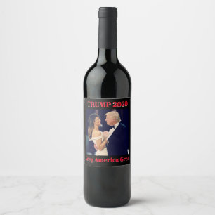 Rótulo De Garrafa De Cerveja Keep America Excelente - Trump 2020