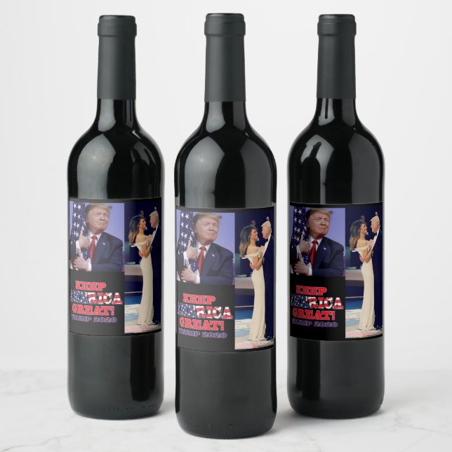 Rótulo De Garrafa De Cerveja Keep America Excelente Trump 2020 (Garrafas)