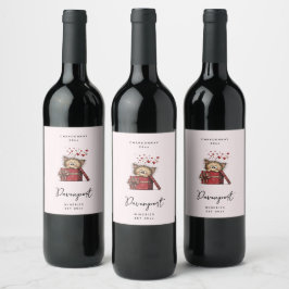 Rótulo De Garrafa De Cerveja Kit de Gatinho de Desenho Animado Fofo para Fazer 