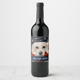 Rótulo De Garrafa De Cerveja Labrador Retriever Branco