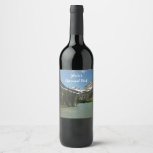 Rótulo De Garrafa De Cerveja Lago Grinnell