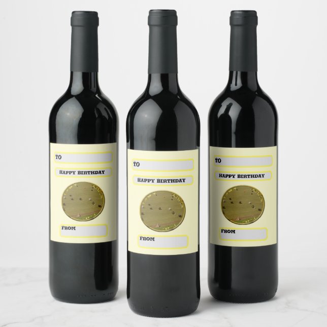 Rótulo De Garrafa De Cerveja Lawn Bowls 2024, Moedas de Ouro, (Garrafas)