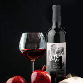 Rótulo De Garrafa De Cerveja Legal Fazemos Foto de Casamento de Script Moderno