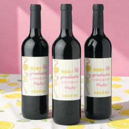 Rótulo De Garrafa De Cerveja Limonada Recém-Formada Favor de Formatura