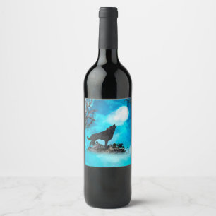 Rótulo De Garrafa De Cerveja Lobo impressionante