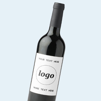 Rótulo De Garrafa De Cerveja Logotipo simples com Promocional para empresa de t