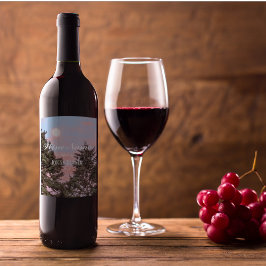 Rótulo De Garrafa De Cerveja Luar em Foto Rosa Sky Personalizada