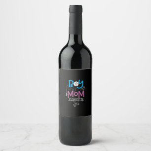 Rótulo De Garrafa De Cerveja Mãe Engraçada de Meninos Mãe Orgulhosa Feliz Dia d