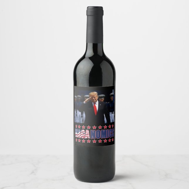 Rótulo De Garrafa De Cerveja Maganomics Trump 2024 (Frente)