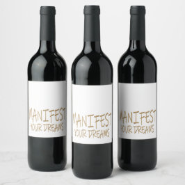 Rótulo De Garrafa De Cerveja Manifesto