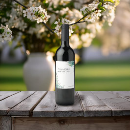 Rótulo De Garrafa De Cerveja Marca Elegante De Vinho Deixa Cobra De Vinho