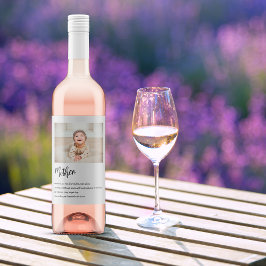 Rótulo De Garrafa De Cerveja Melhor Mãe Simples Moderna, Melhor Presente De Bel