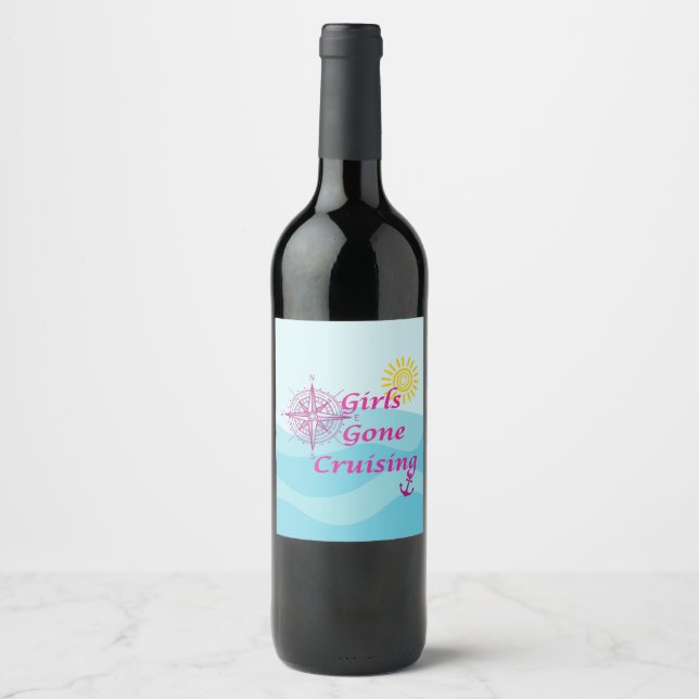 Rótulo De Garrafa De Cerveja Meninas Foram Cruzando (Frente)