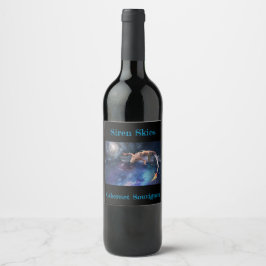 Rótulo De Garrafa De Cerveja Mermaid Galaxy